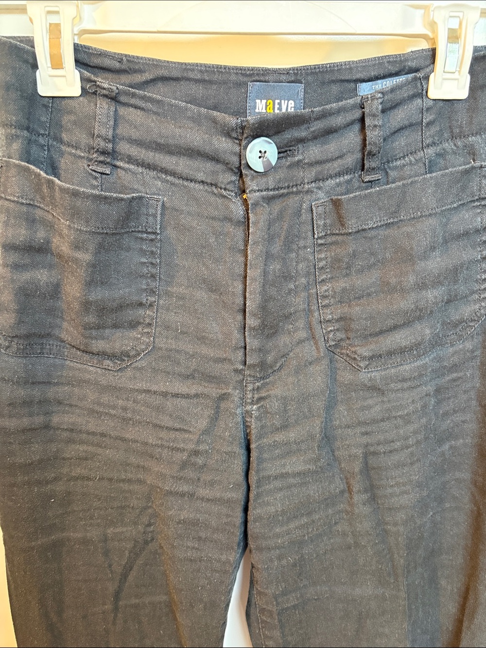 Anthropologie Colette Wide-Leg Pants — Black - Picture 6 of 9